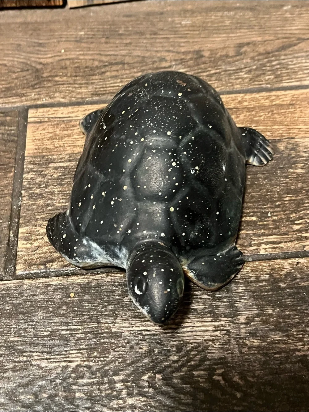 Vintage cast iron turtle doorstop/ garden decor Accessory